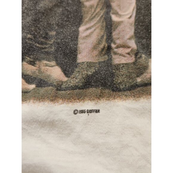 Giuffria 1985 World Tour T-Shirt, Men's M, White/Black Raglan Vintage - Picture 3 of 5